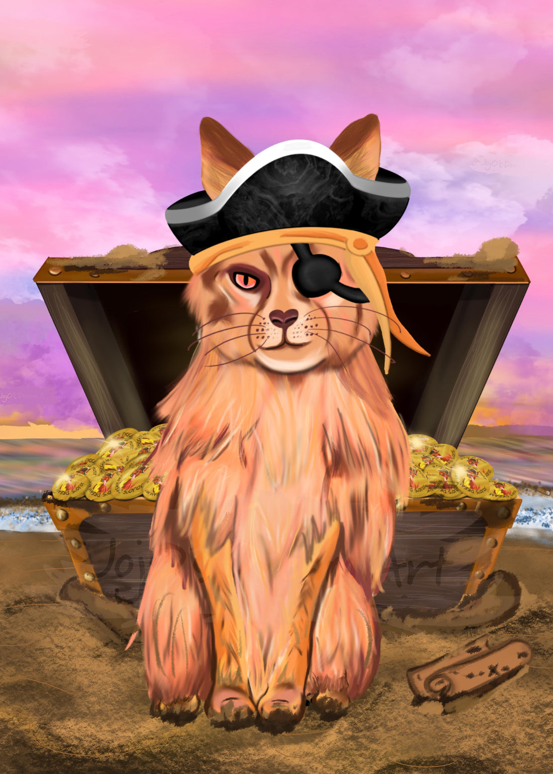 Captain Purrl The Pirate Cat