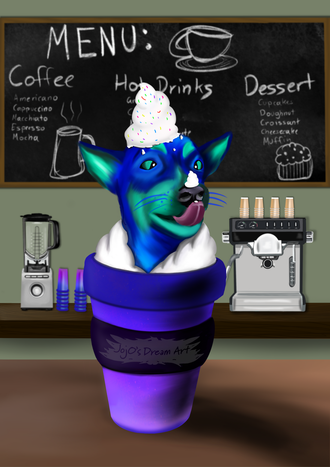 Intergalactic Pup in a Cup!