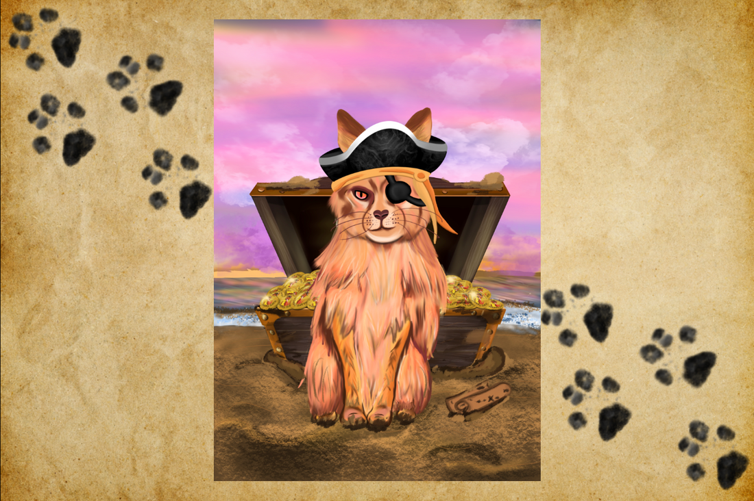 Captain Purrl The Pirate Cat