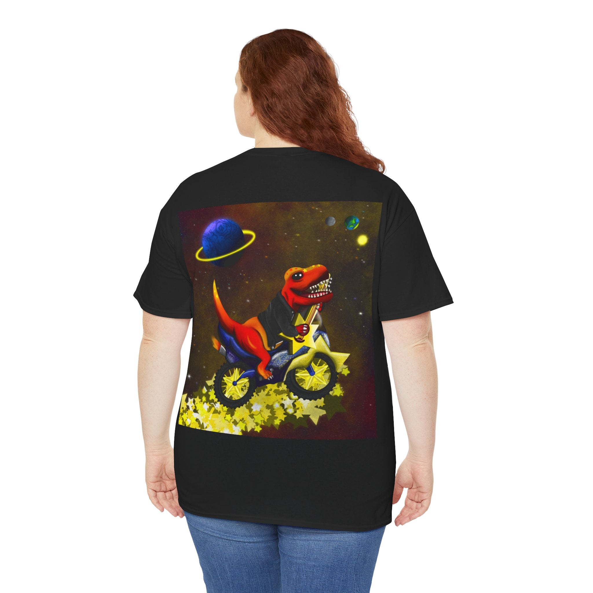 Rex the Space Dinosaur (Dinosaur) Adult T-Shirt! (Limited time release)