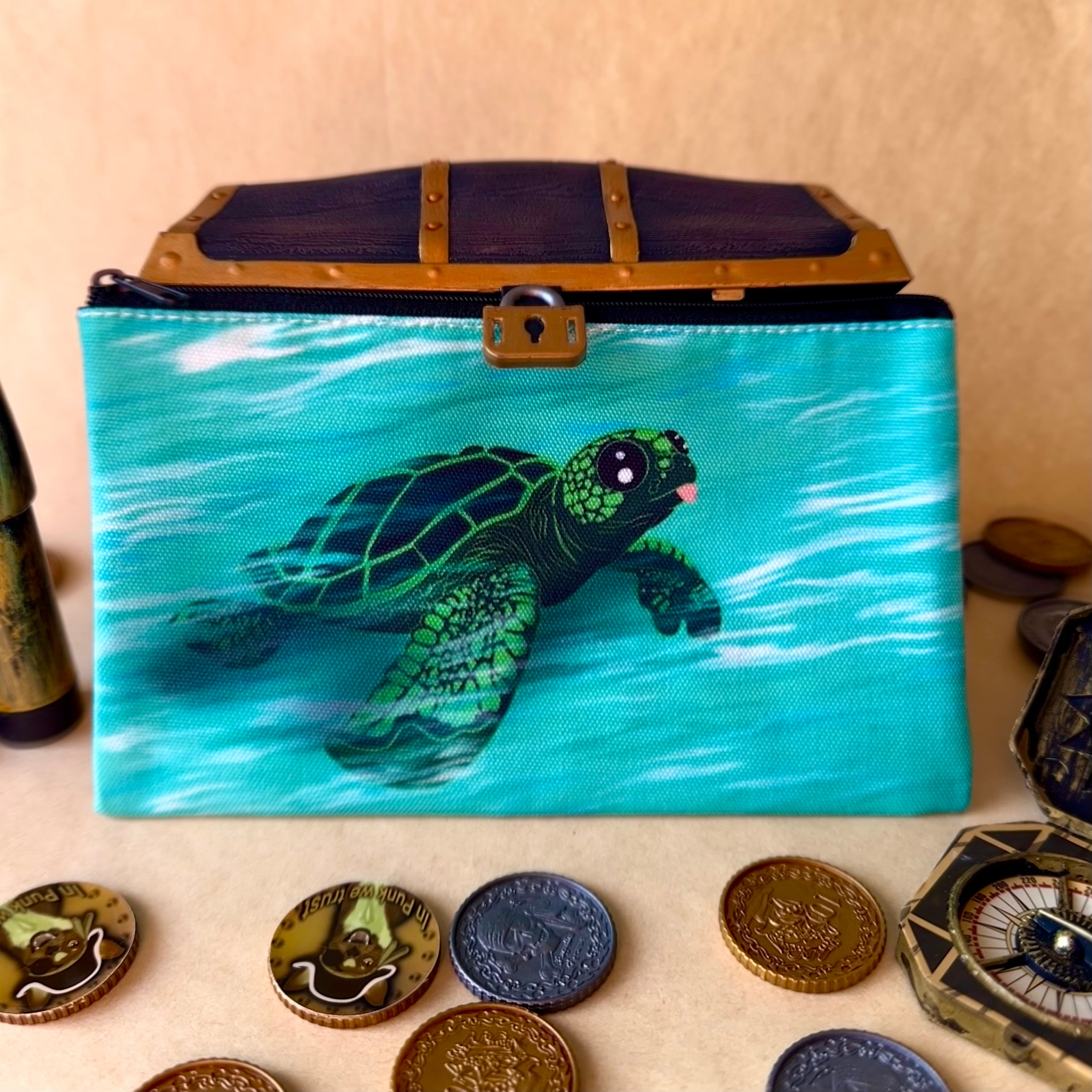 Taco the Sea Turtle Pouch