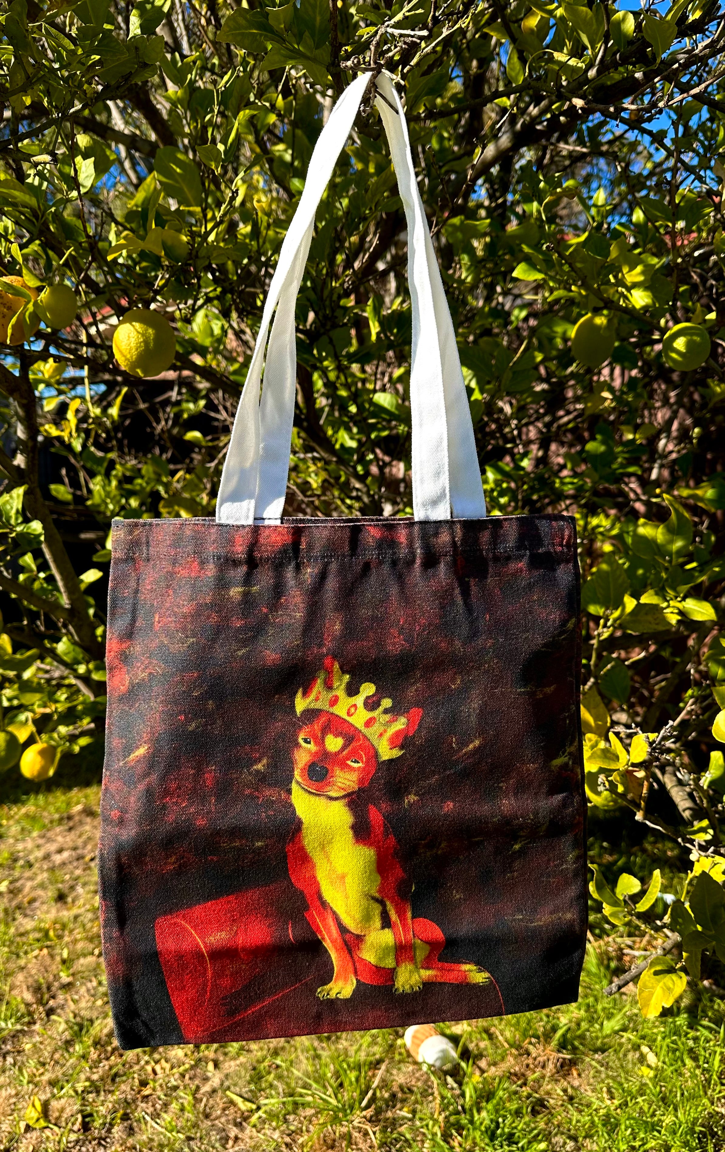 Queen Punk the Chihuahua Tote Bag
