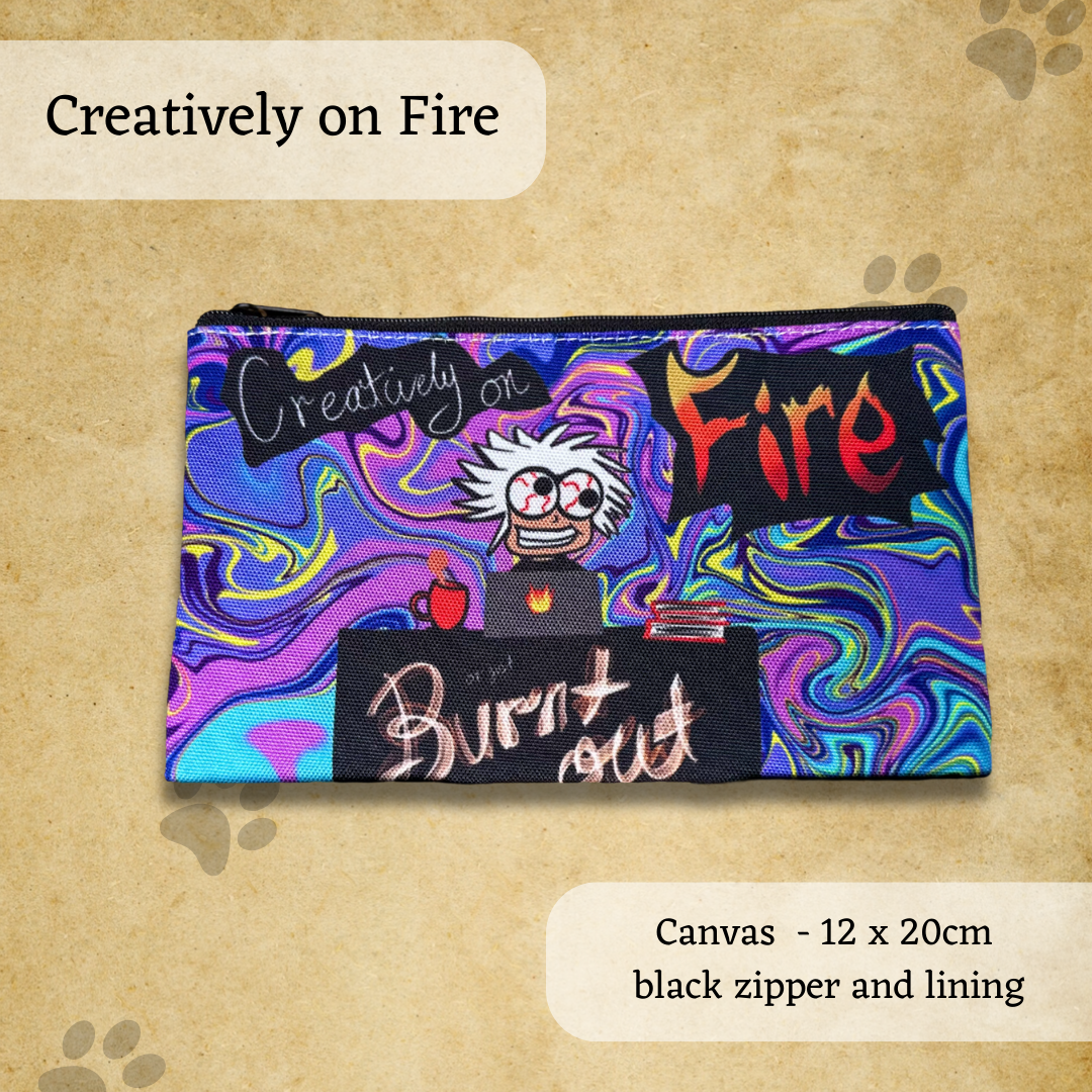 "Crazy on Fire" Pouch