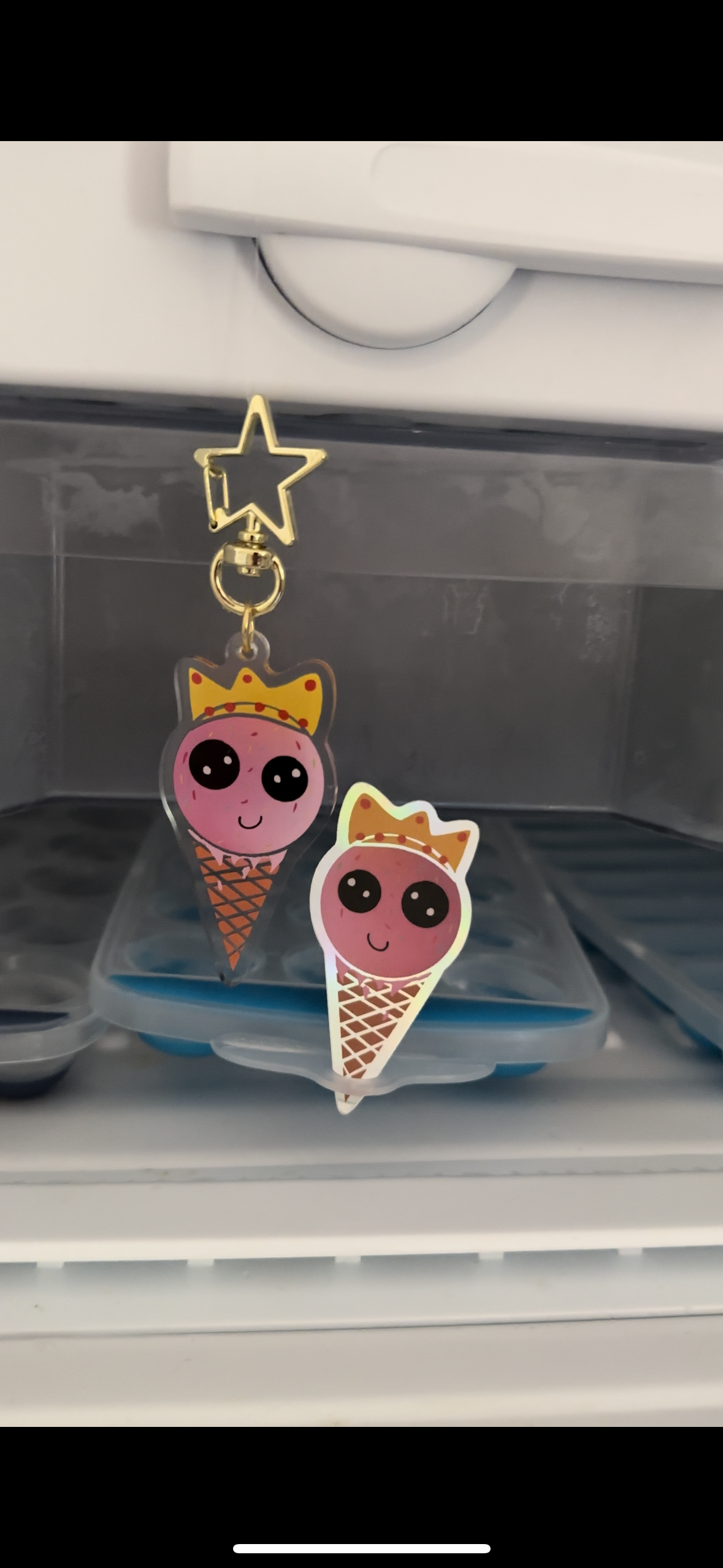 Ice Cream Queen Holographic Sticker