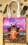 Captain Purrl The Pirate Cat Tote Bag!