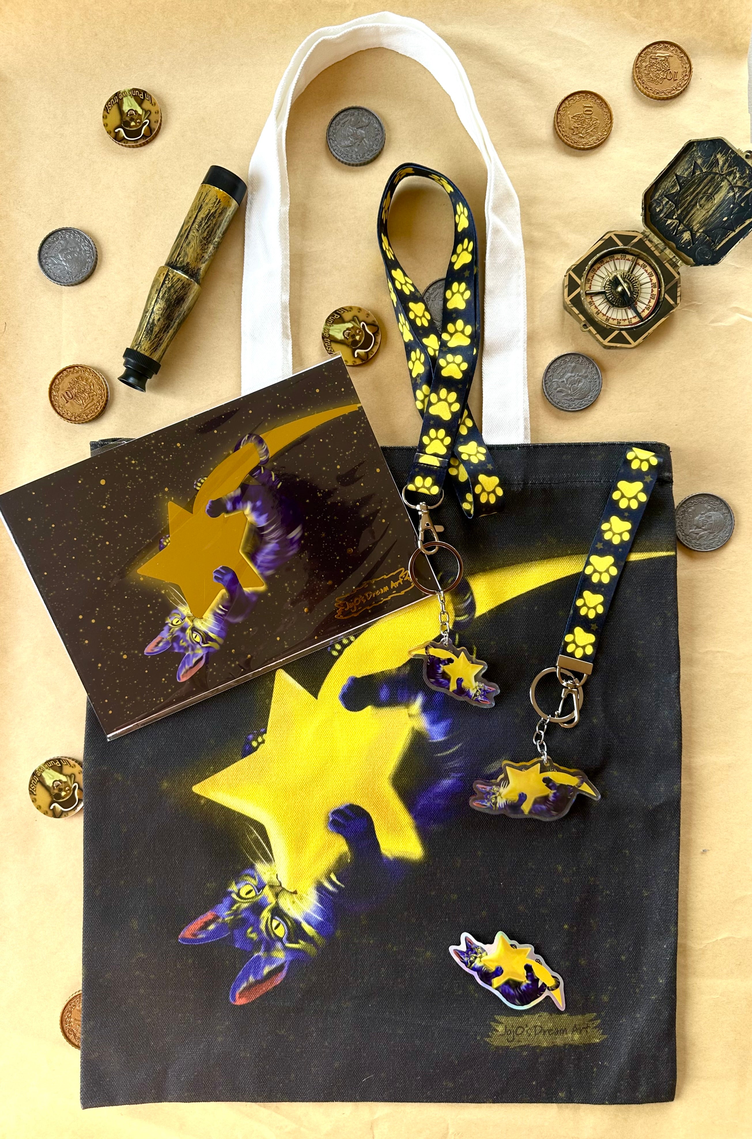 Luna the Chaotic Cosmic Cat Treasure Bundle!