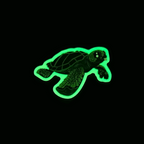 Taco the Sea Turtle Glow in the Dark Sticker