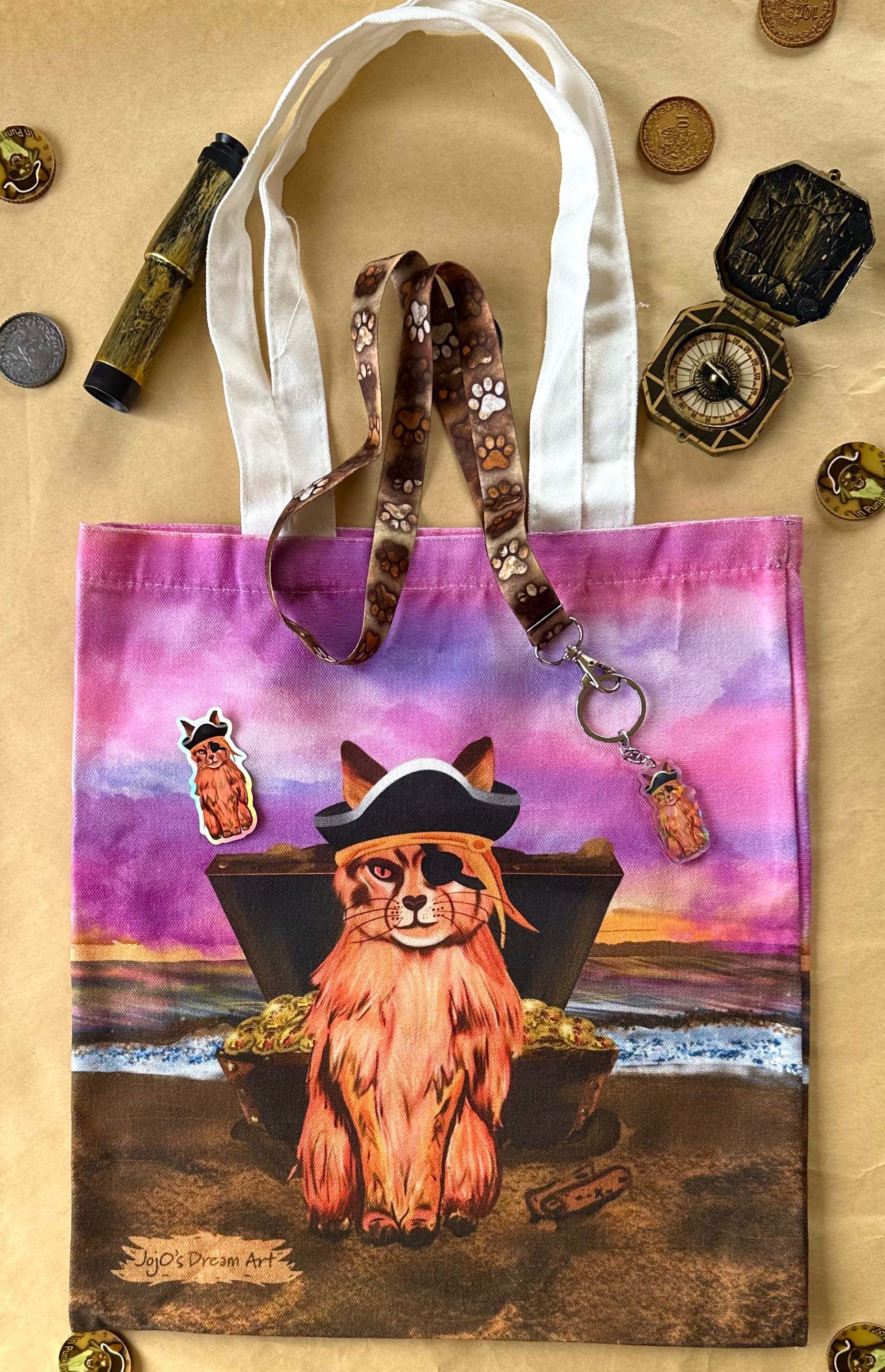 Captain Purrl The Pirate Cat Treasure Bundle!