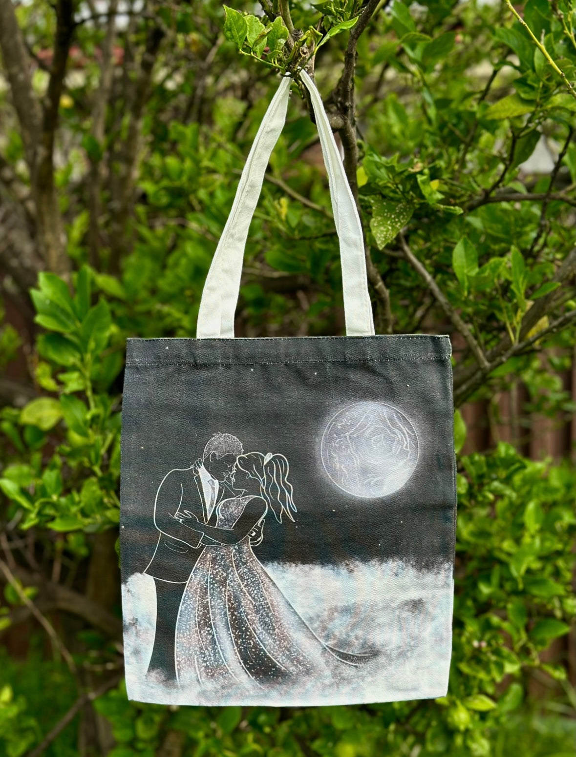 Celestial Ballroom Canvas Tote Bags