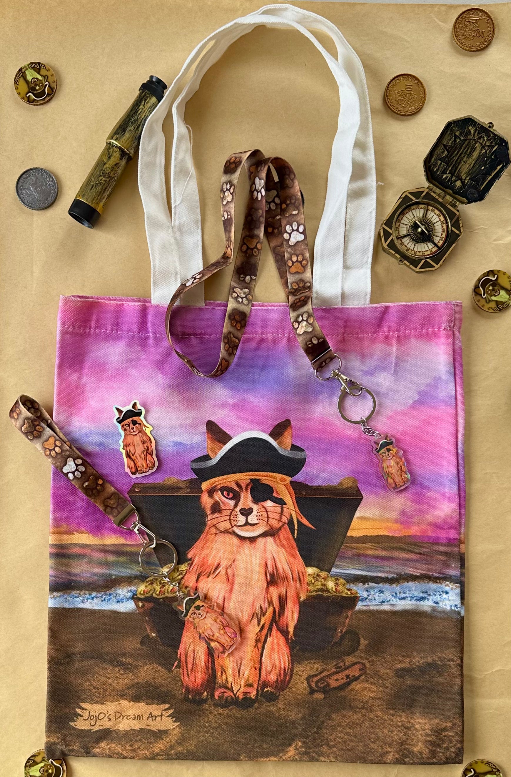 Captain Purrl The Pirate Cat Treasure Bundle!