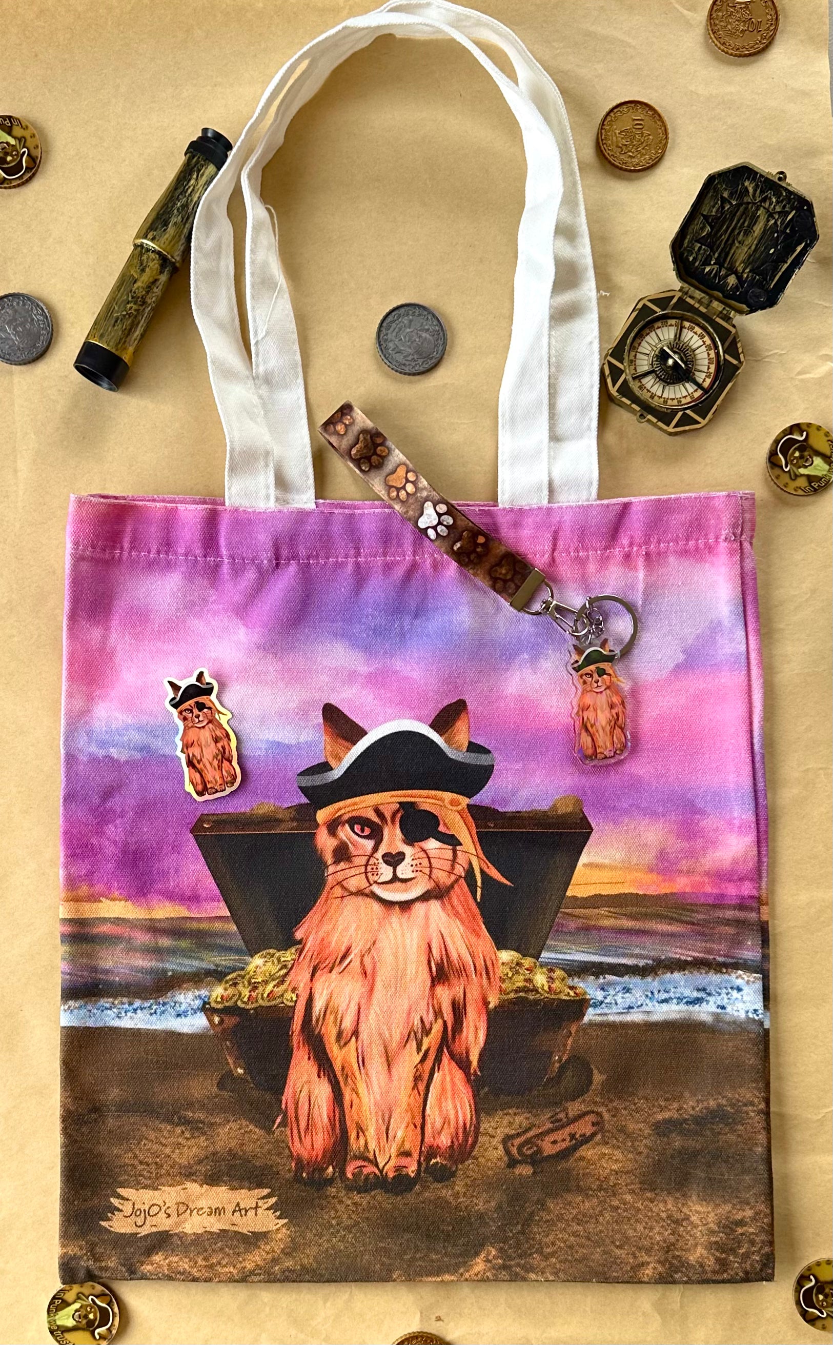 Captain Purrl The Pirate Cat Treasure Bundle!