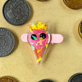 Ice Cream Queen 2" Holographic Acrylic Clip