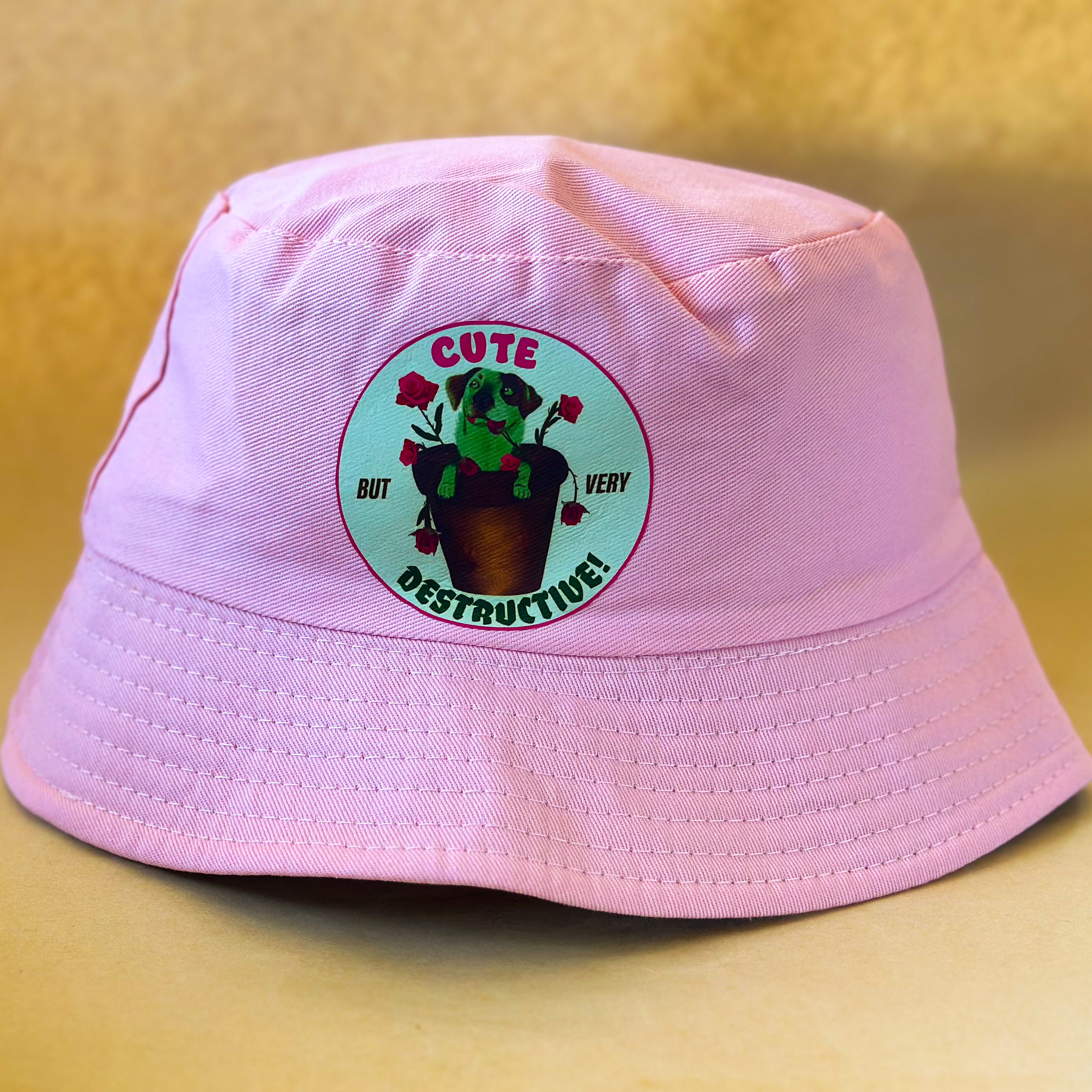 "Cute but very destructive" Pot Plant Flash Kids Bucket Hats