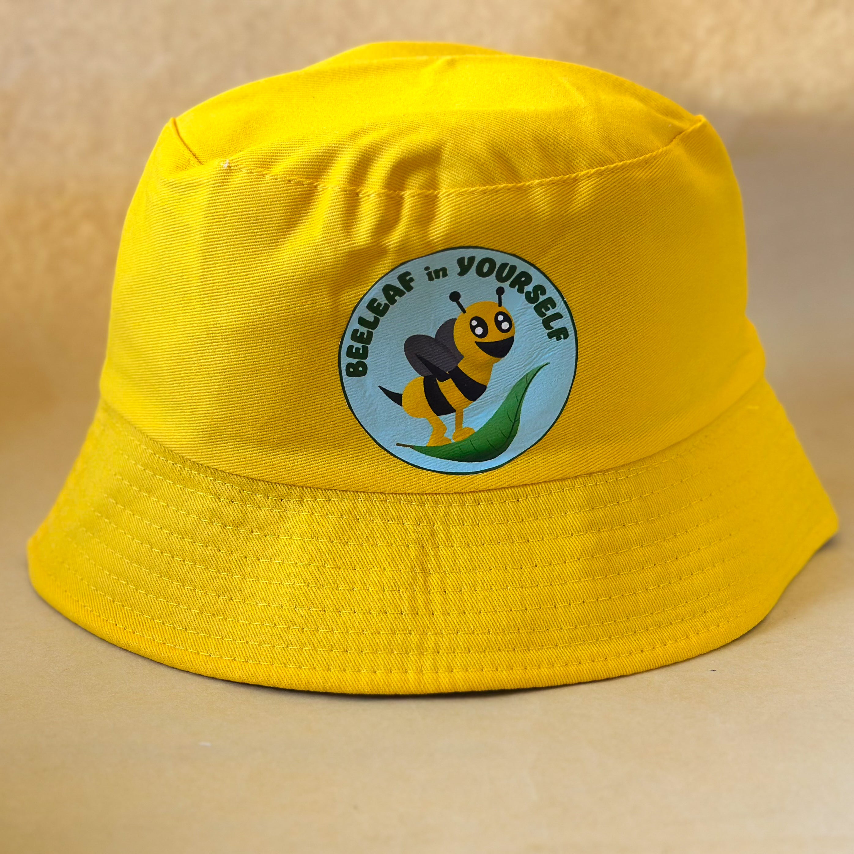 "Beeleaf in yourself" Kids Bucket Hats
