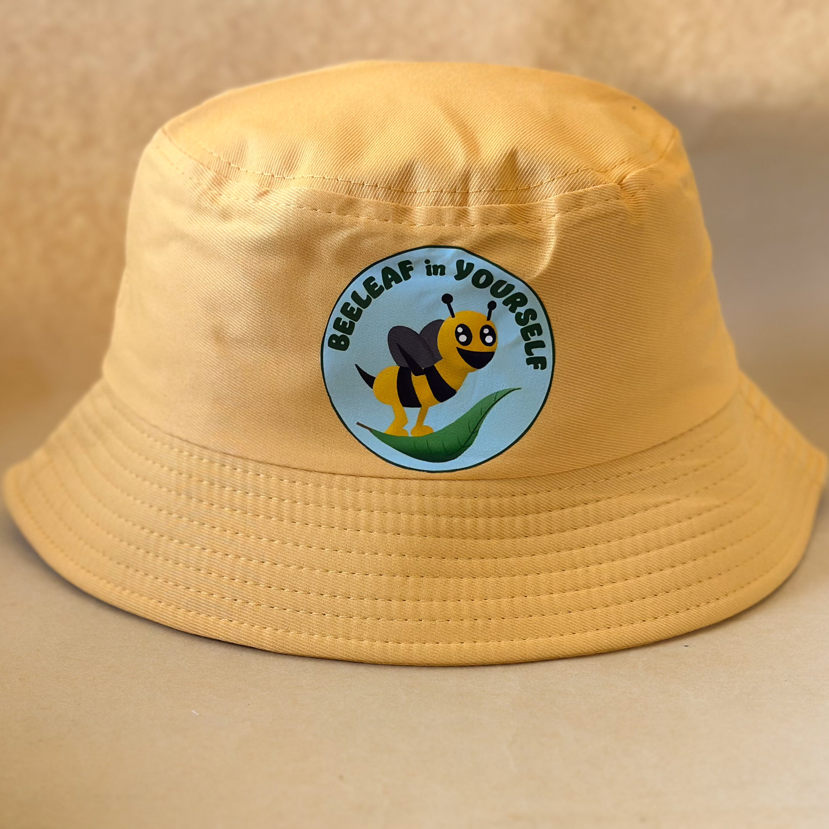 "Beeleaf in yourself" Adult Bucket Hats