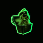 Golden Treasure Retriever Glow in The Dark Sticker