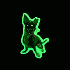 Zombie Chihuahua Glow In The Dark Sticker