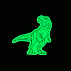 T-rex Dinosaur Glow in the Dark Sticker