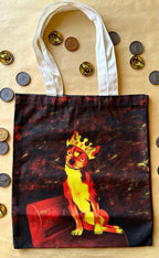 Queen Punk the Chihuahua Tote Bag