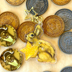 Shooting Star Bunny Acrylic Keychain