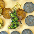 Zombie Bunny Acrylic Keychain