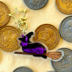 Witch Bunny Acrylic Keychain