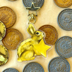 Shooting Star Bunny Acrylic Keychain