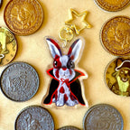 Vampire Bunny Acrylic Keychain