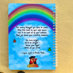 Punk looking for Clover's Green Foil A5 Spiral Notebook