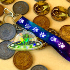 Stella the Space Dachshund Keychain or Lanyard (Long or Short)