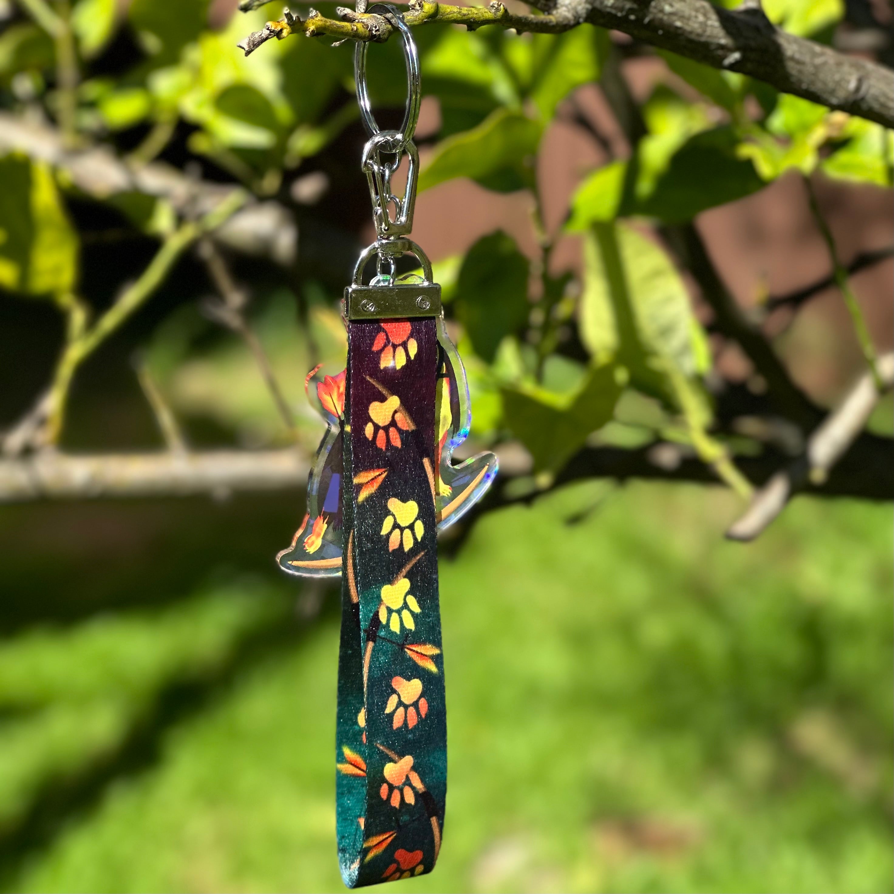 Punk the Rogue Lanyard with Acrylic Charm - Tales of the Twilight Tailes Fantasy Chihuahua's