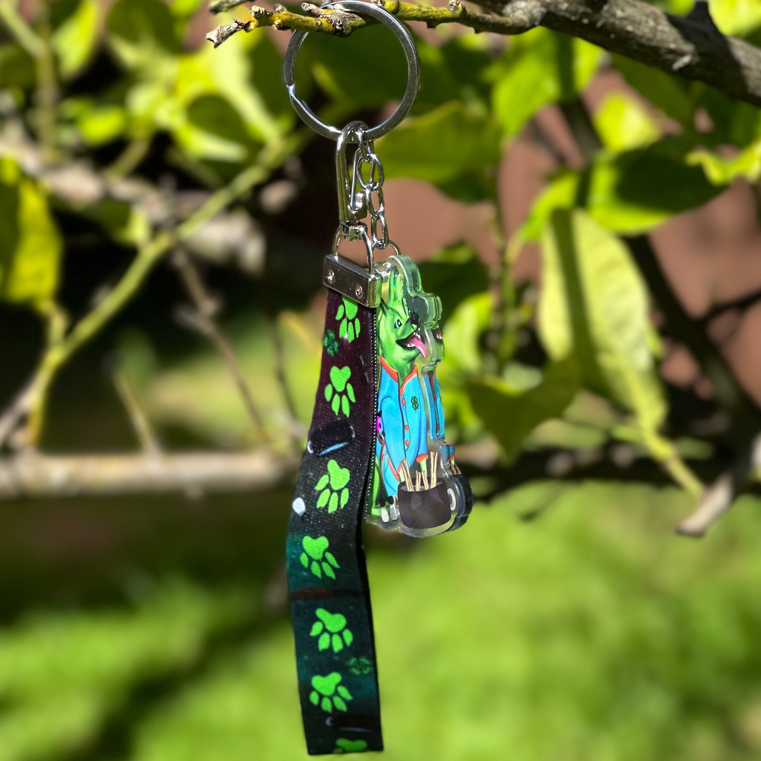 Lucky the Chef Lanyard with Acrylic Charm - Tales of the Twilight Tailes Fantasy Chihuahua's