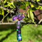 Gale the Wizard Lanyard with Acrylic Charm - Tales of the Twilight Tailes Fantasy Chihuahua's