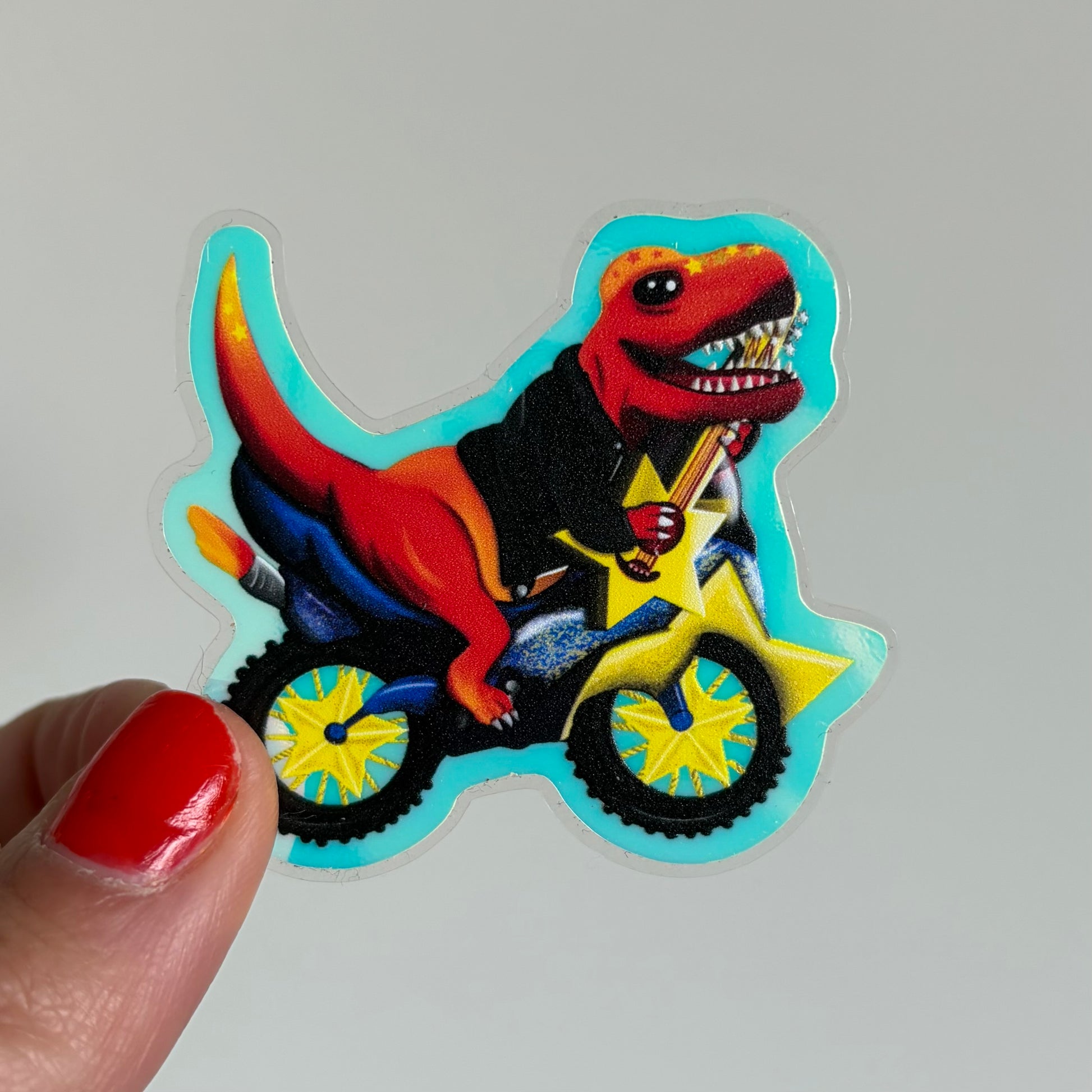 Rex the Dinostar Glow in the Dark Sticker