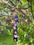 Thomas the Goth Bulldog Acrylic Keychain or Lanyard!