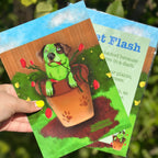 Pot Plant Flash the Cattle dog A5 Art Print and Short Story