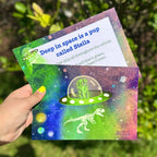 Dachshund Stella the Space Dog A5 Art Print and short story!