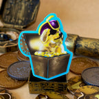 Golden Treasure Retriever Glow in The Dark Sticker