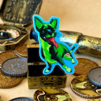 Zombie Chihuahua Glow In The Dark Sticker