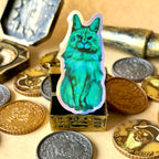 Aqua the Water Cat Holographic Sticker!