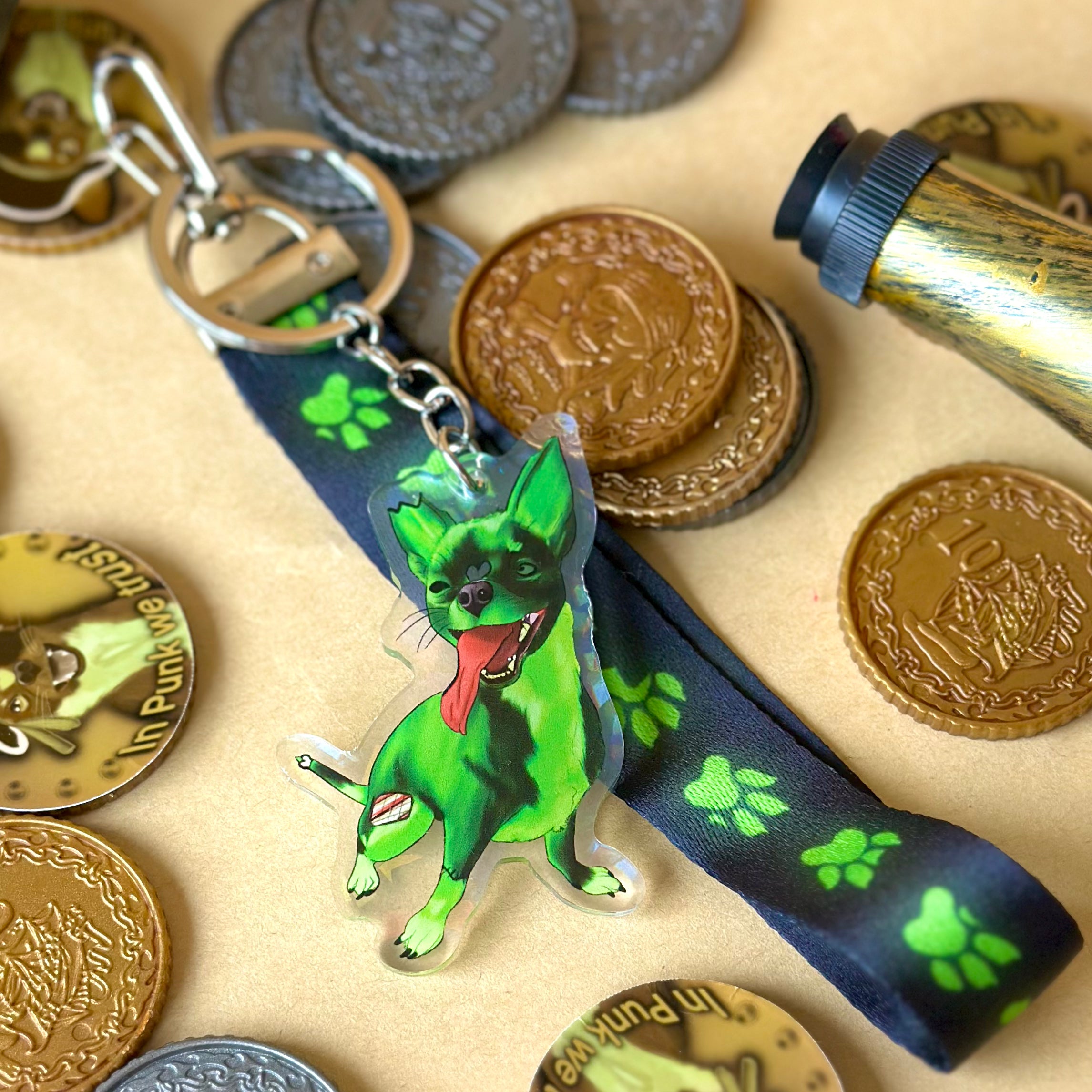 Zombie Punk Lanyard (short and Long)