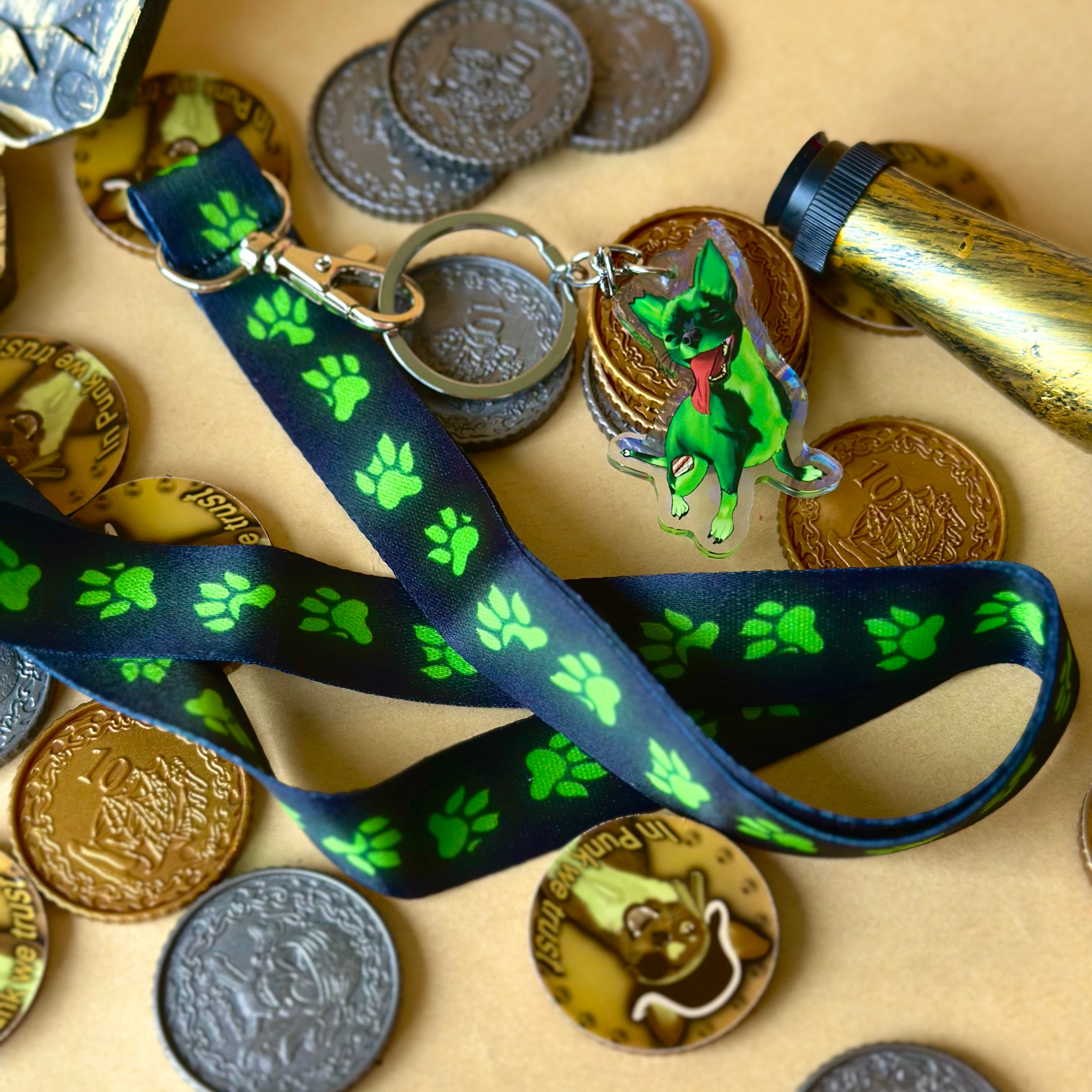 Zombie Punk Lanyard (short and Long)