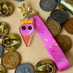 Ice Cream Queen Acrylic Keychain or Lanyard!