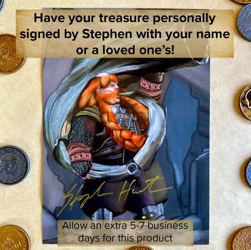 Bombur Raised UV Signed A5 Art Print