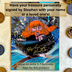 Bombur Signed Silver Foil A5 Art Print