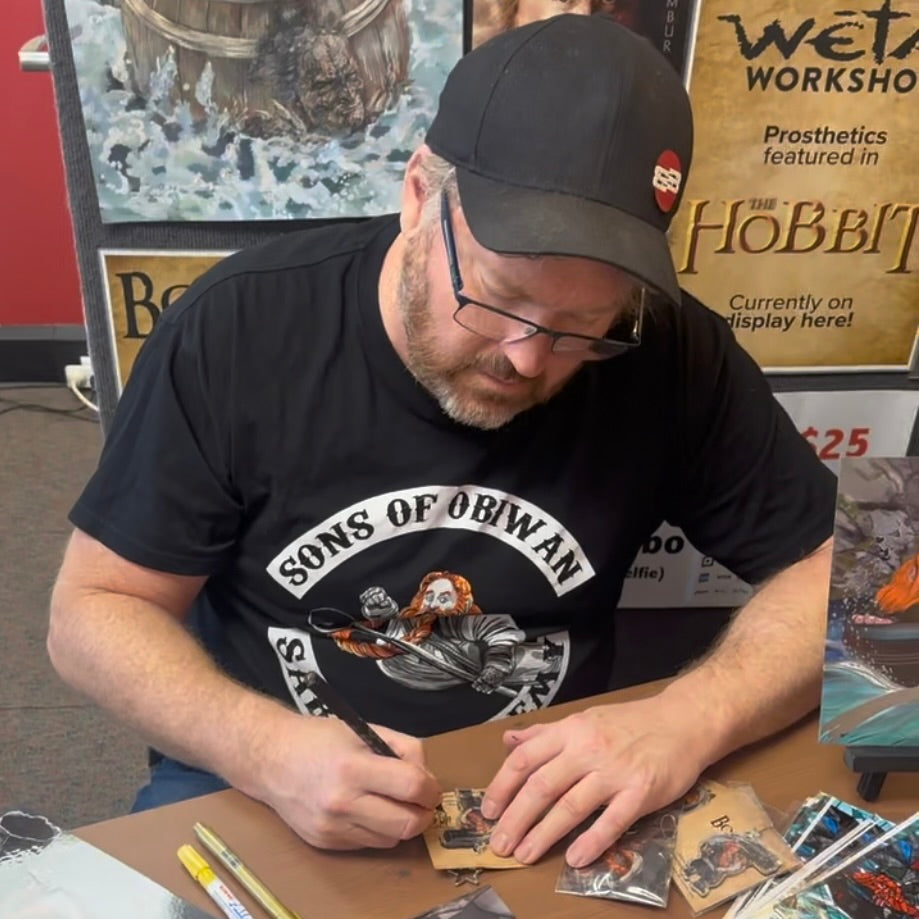 Bombur Holographic Signed keychain