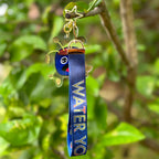 Thirsty Pot Plant Acrylic Keychain with a Water your plants lanyard