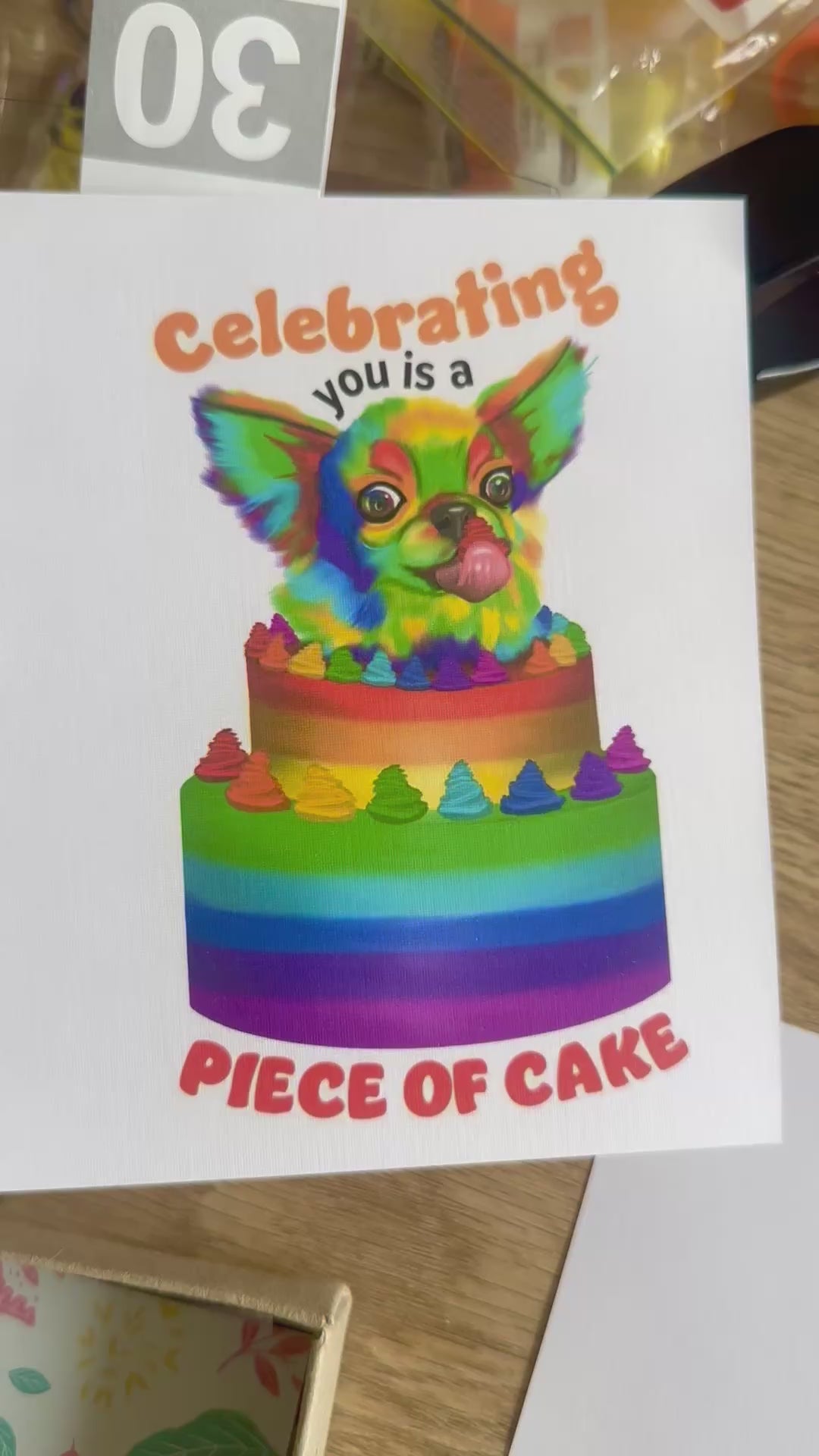 Celebration Chihuahua Greeting Cards (Pack of 5)