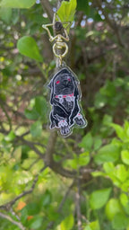 Gothic Bulldog Keychain Product Video 