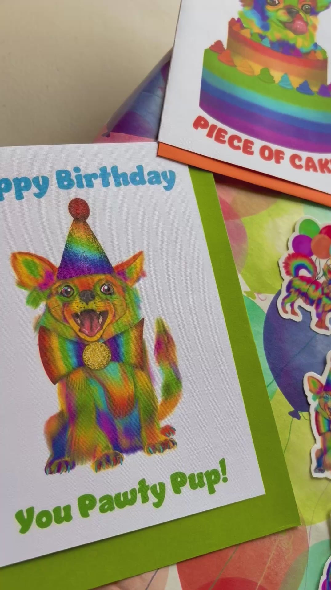 Celebration Chihuahua Greeting Cards (Pack of 5)